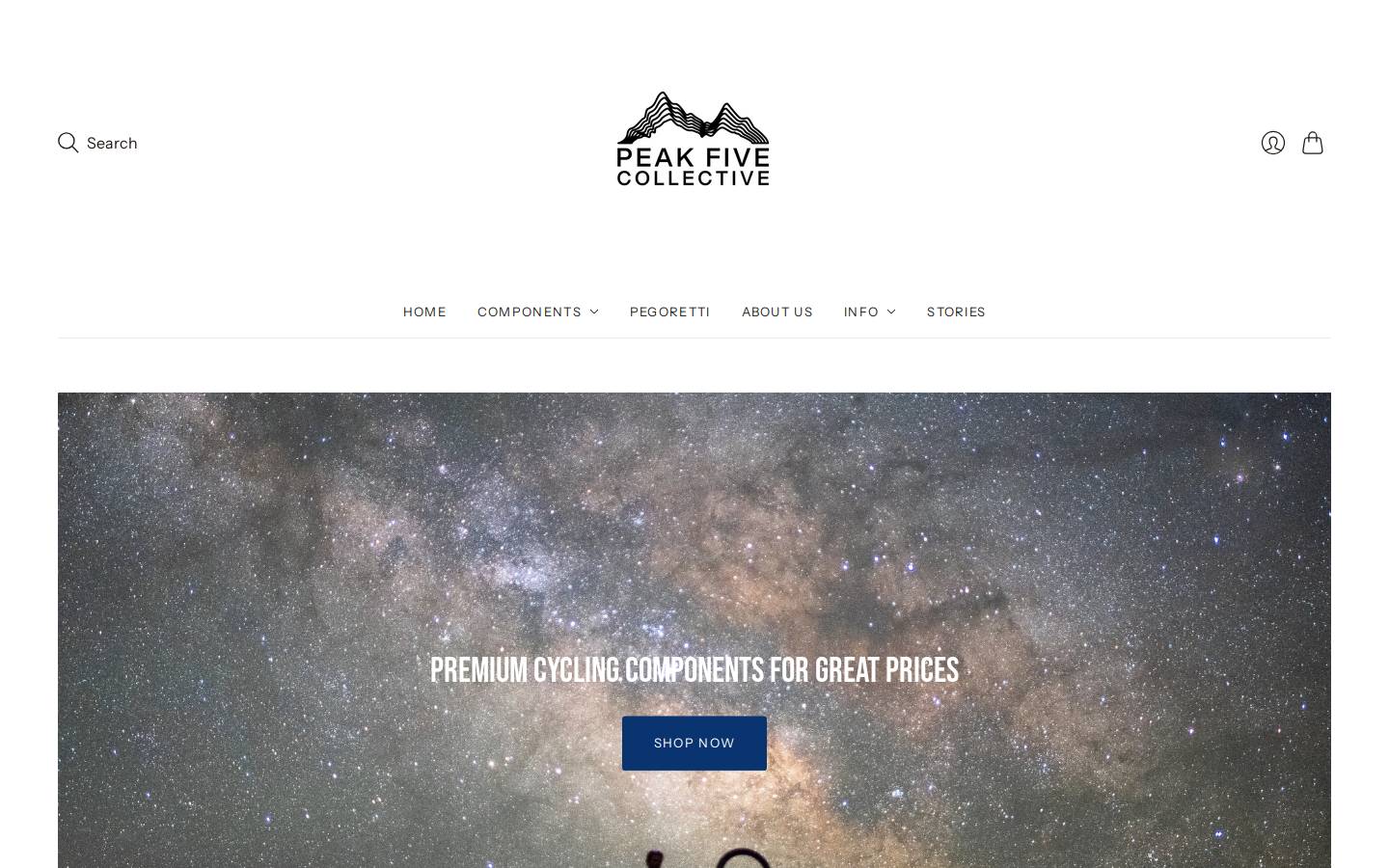 peakfivecollective.com homepage screenshot
