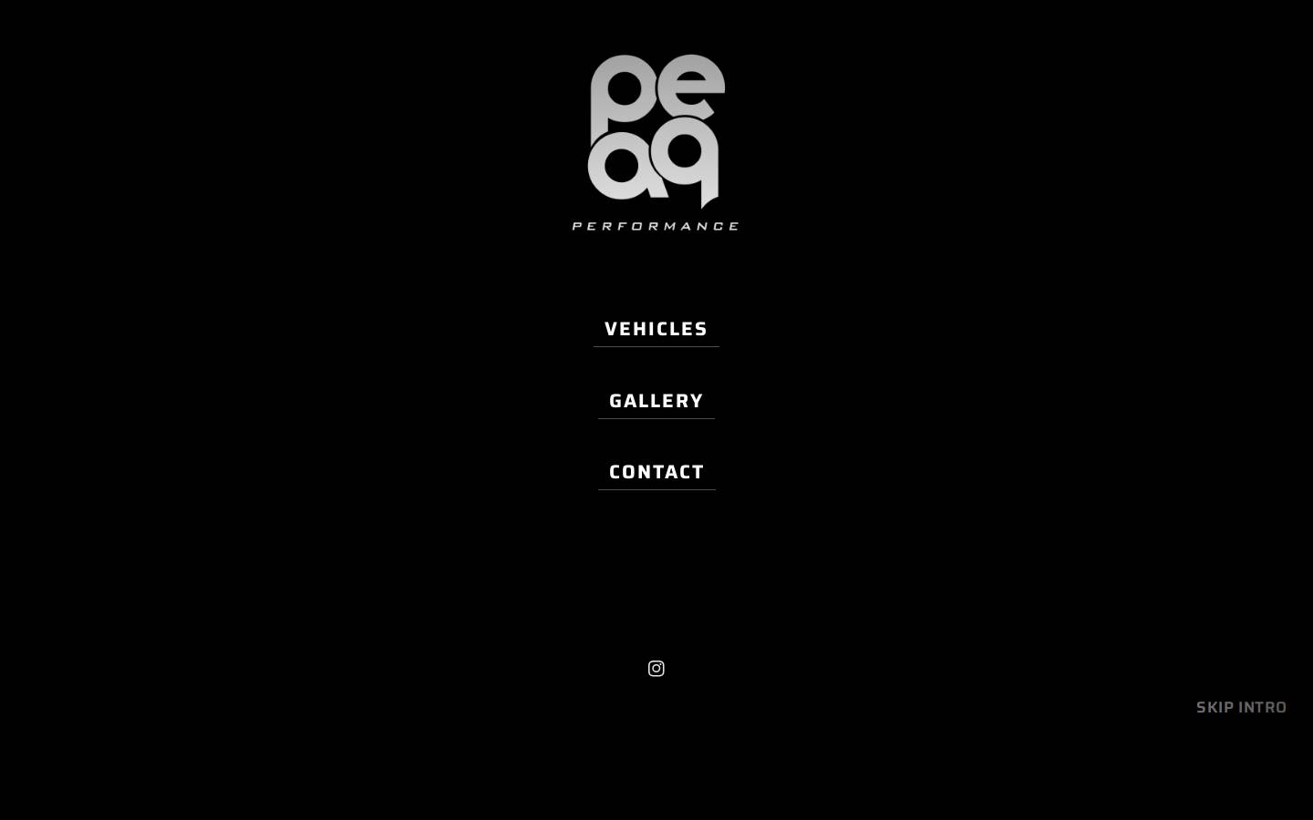 peaqperformance.com homepage screenshot