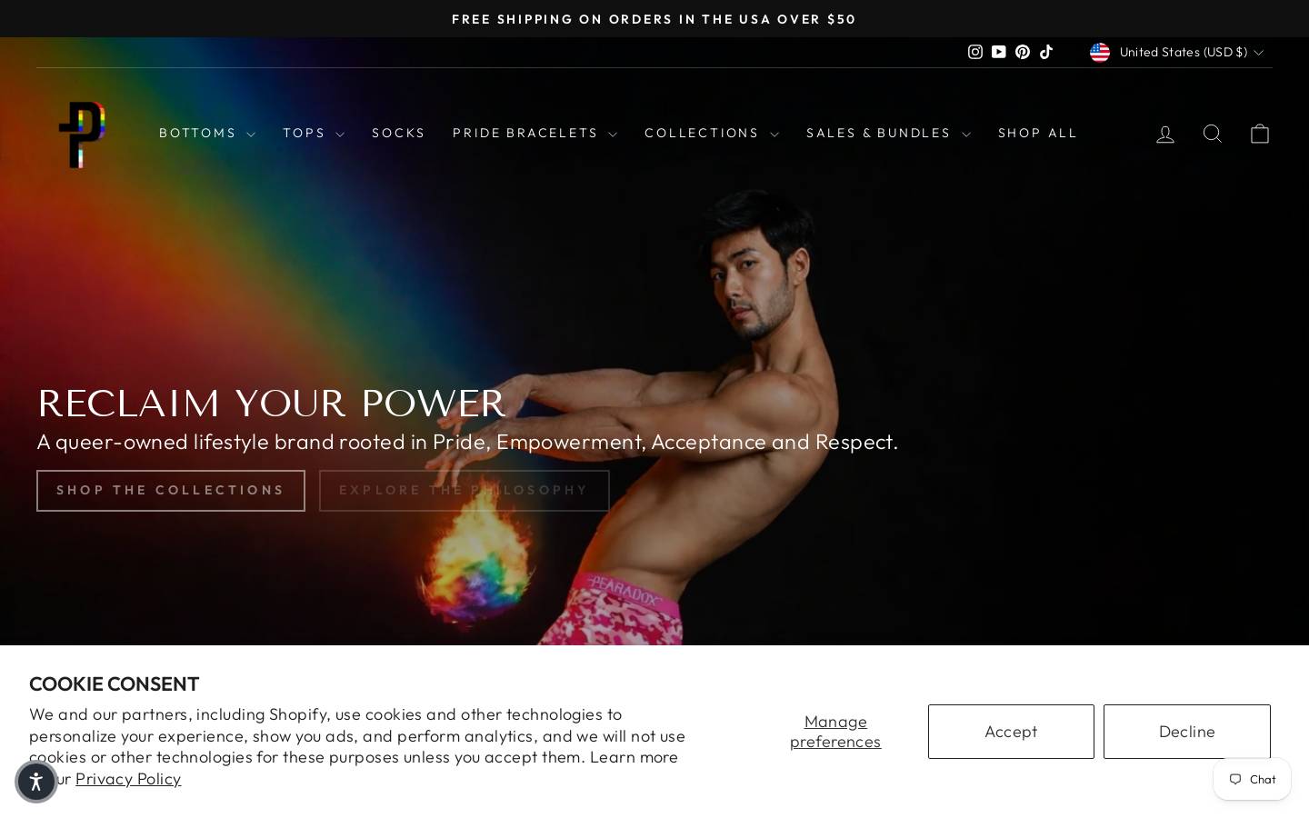 pearadox.com homepage screenshot