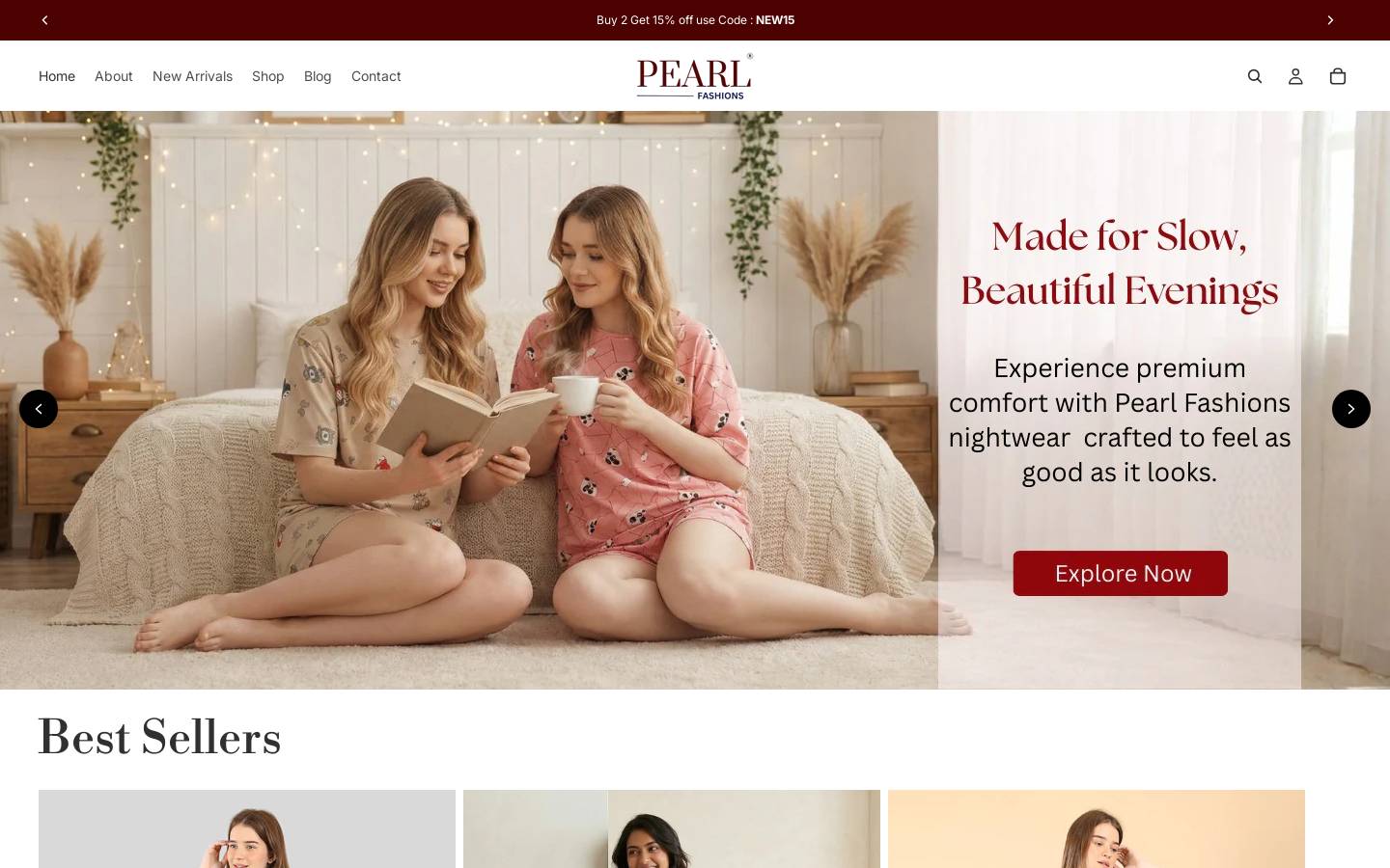 pearlnx.com homepage screenshot