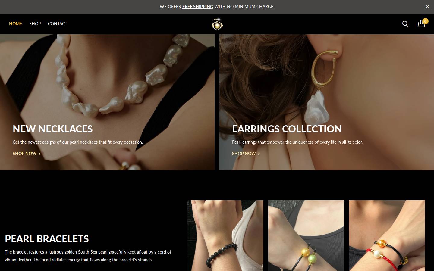 pearlsbyprince.com homepage screenshot