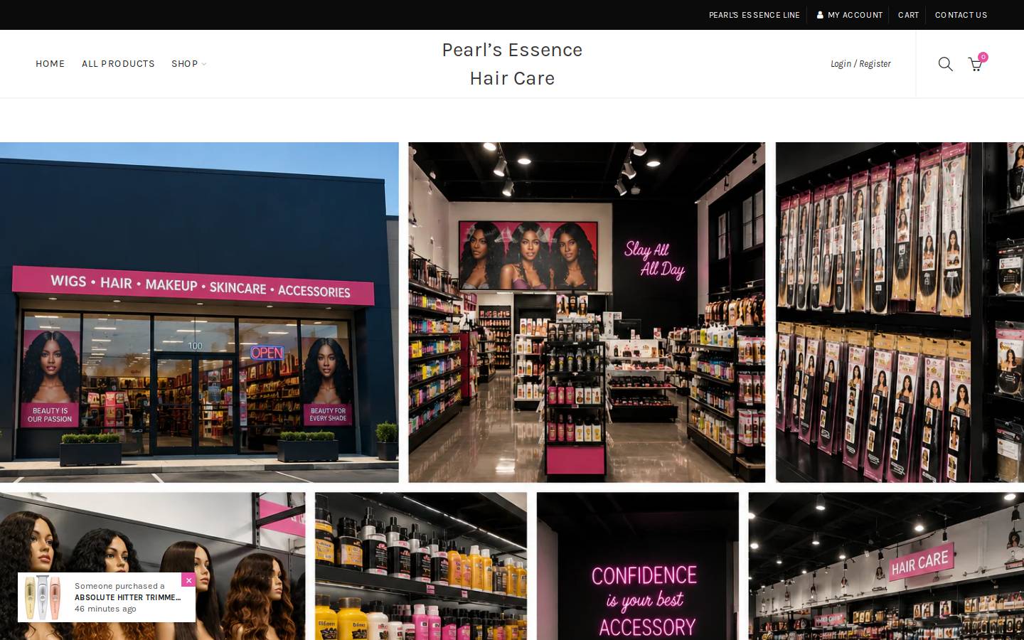 pearlsoil.com homepage screenshot