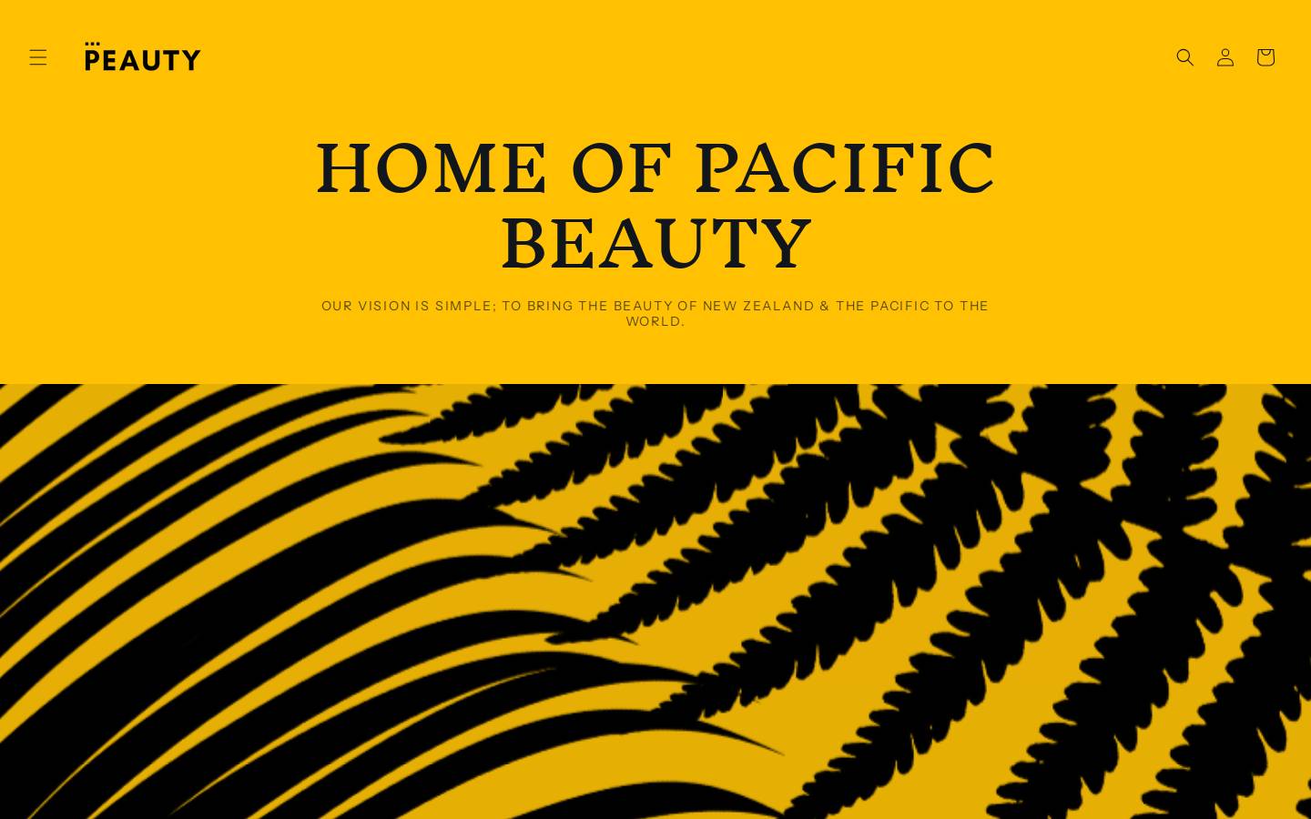 peautybrands.com homepage screenshot