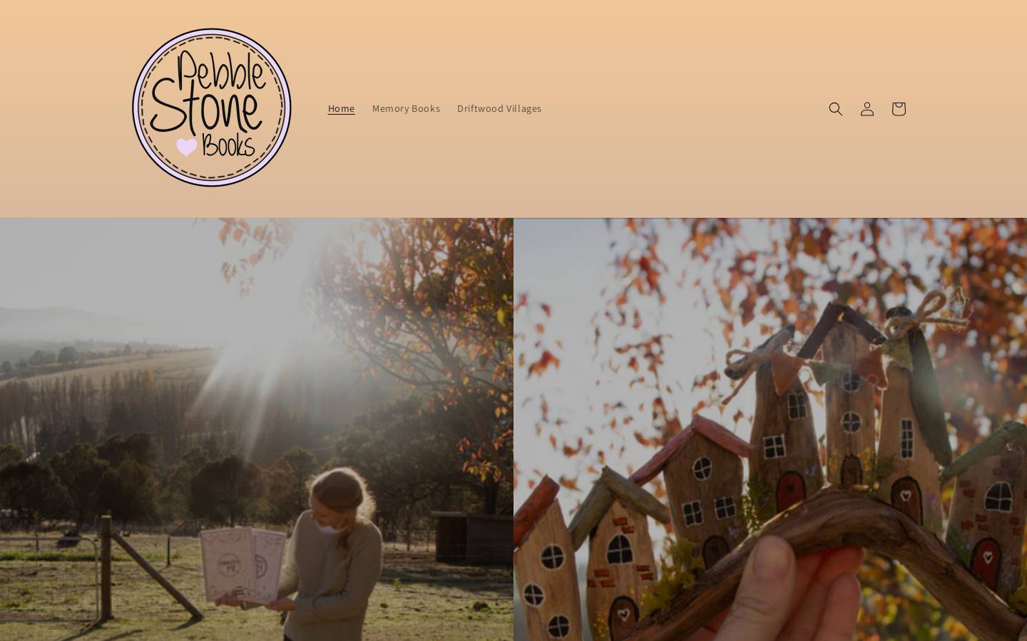 pebblestonebooks.com.au homepage screenshot