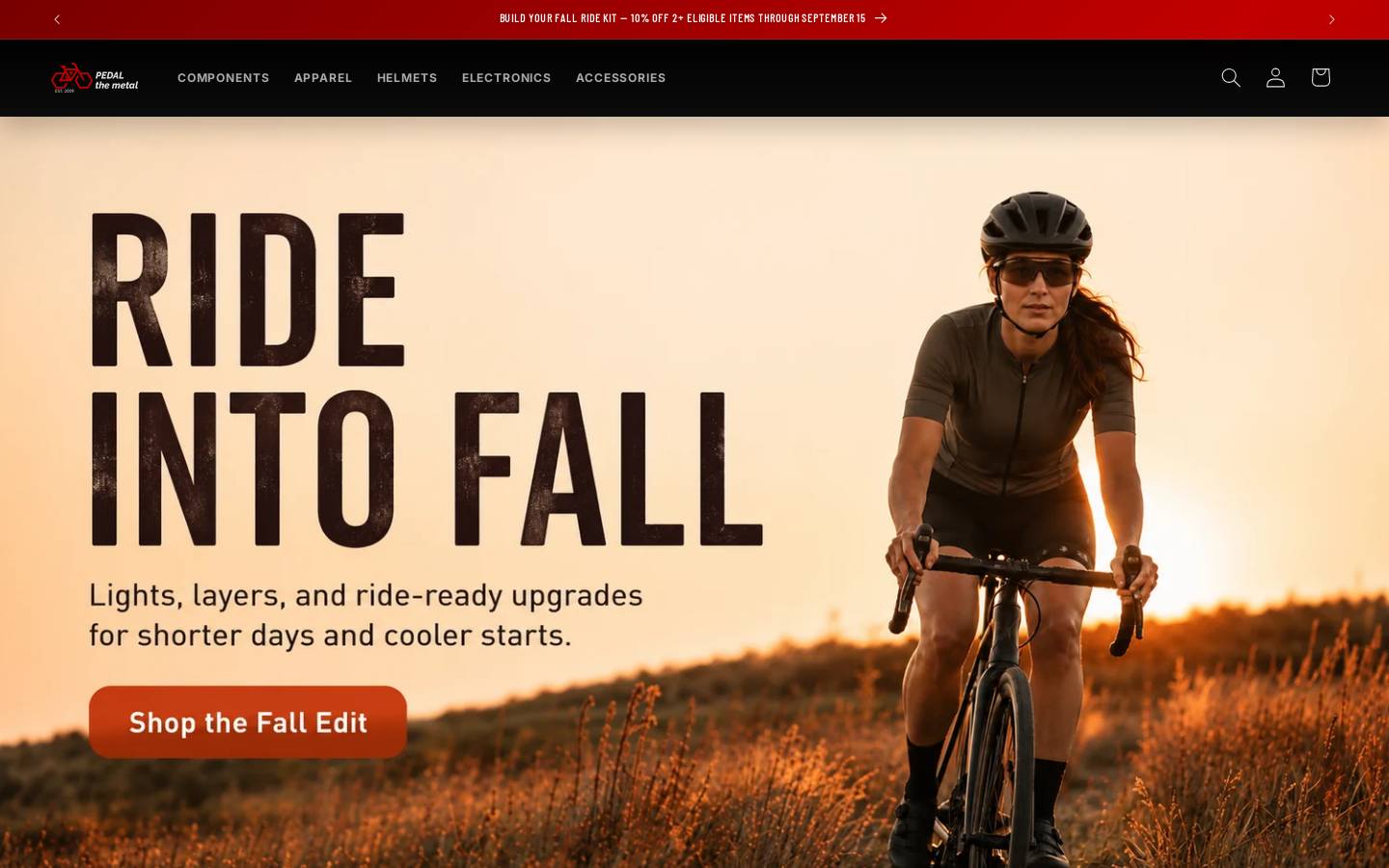 pedalthemetal.com homepage screenshot