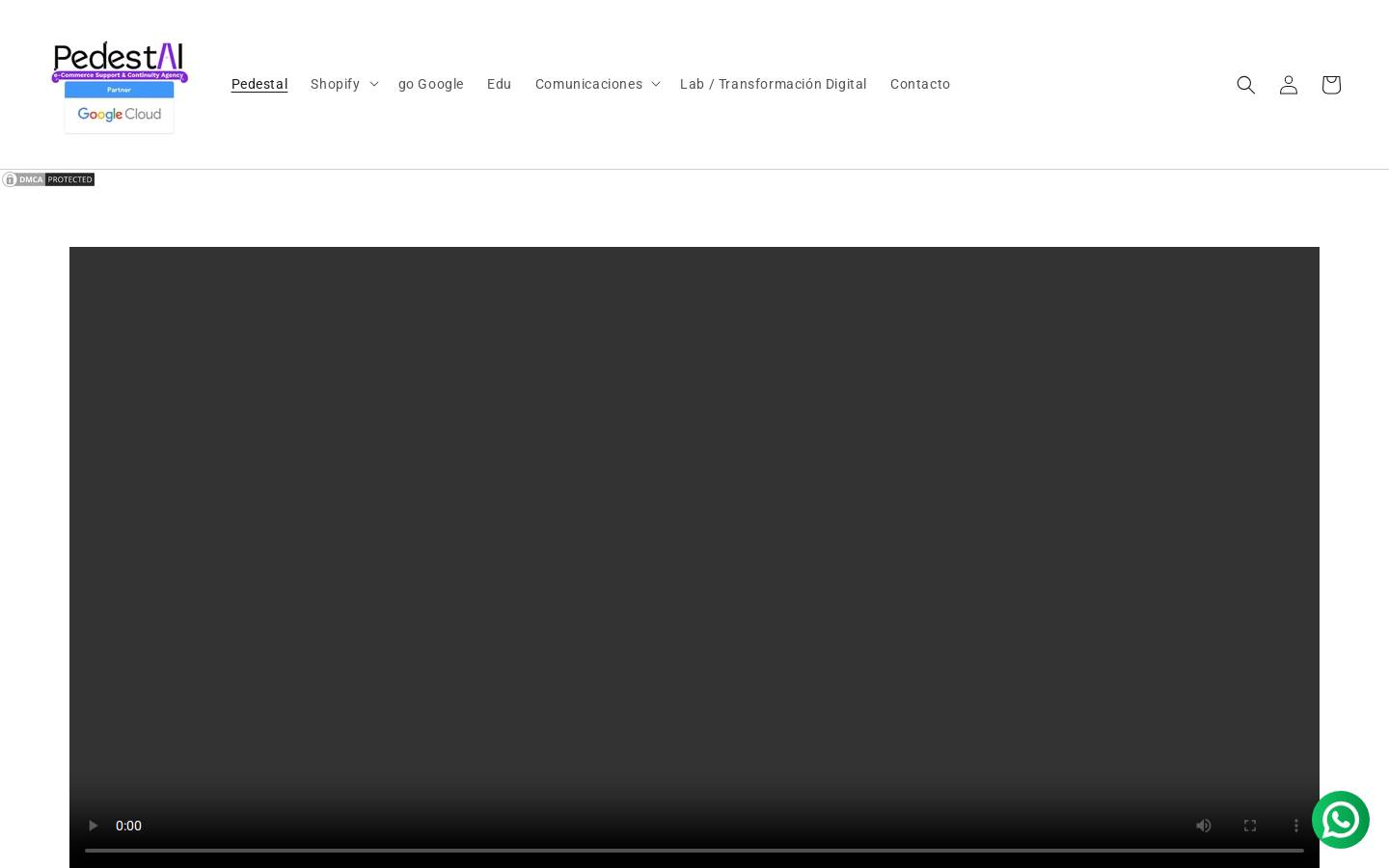 Pedestal homepage screenshot