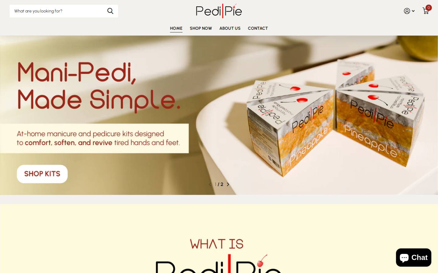 pedipie.in homepage screenshot