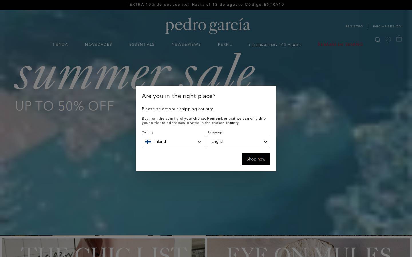Pedro Garcia homepage screenshot