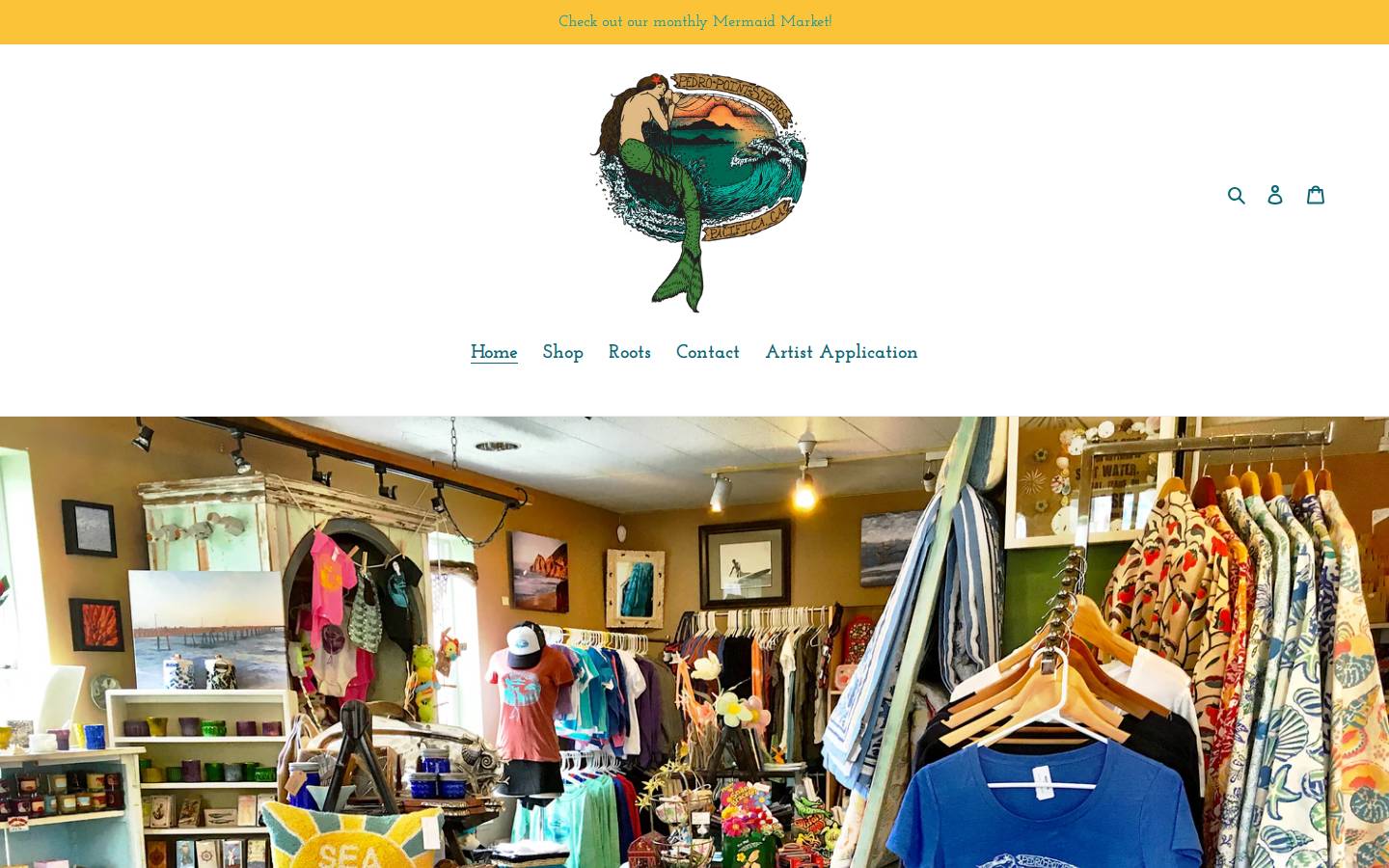 pedropointsirens.com homepage screenshot
