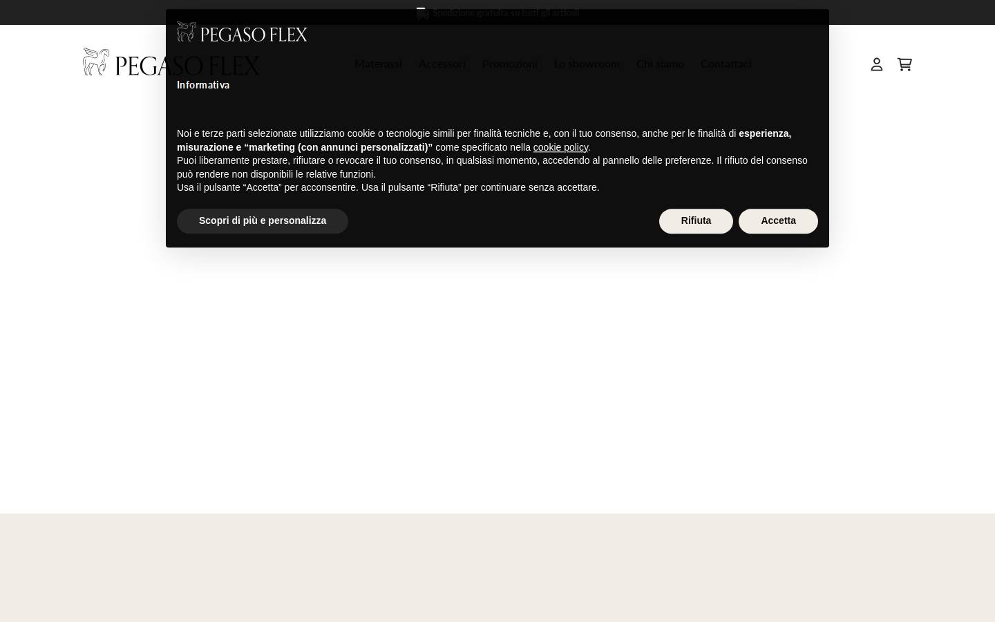 Pegaso Flex homepage screenshot