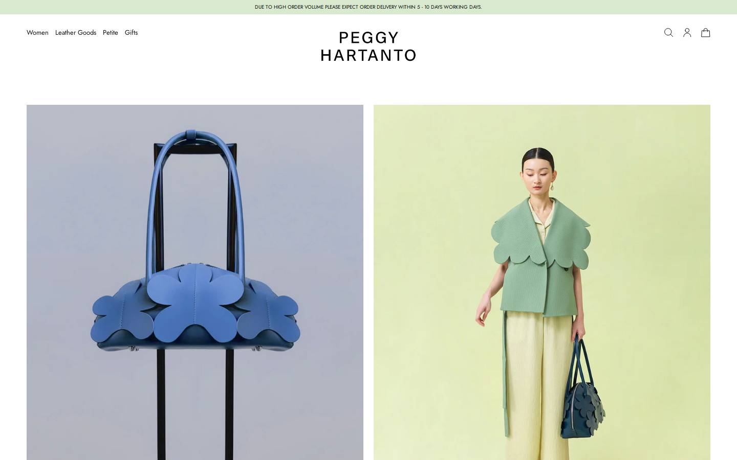 peggyhartanto.com homepage screenshot