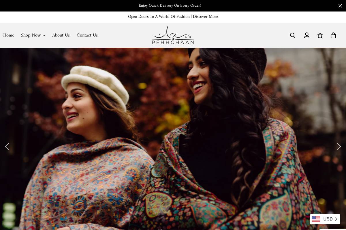 pehhchaan.co homepage screenshot