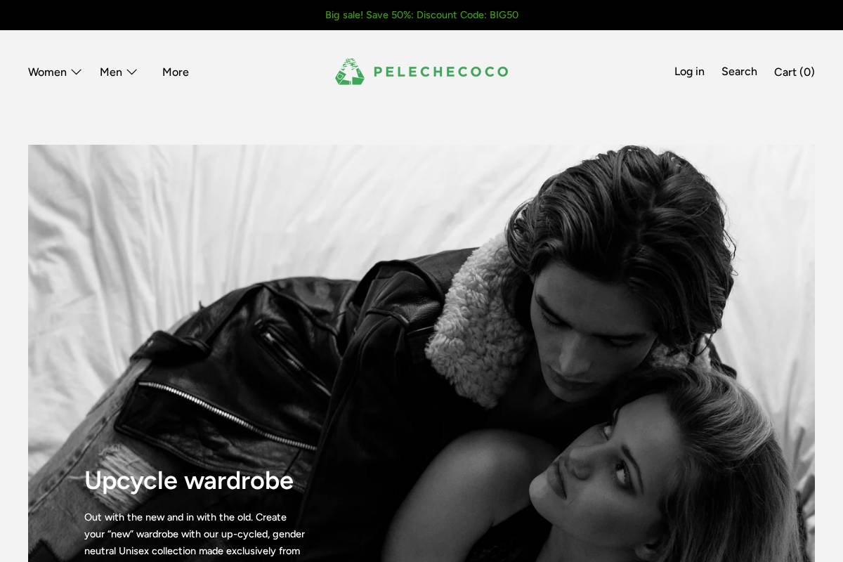 Pelechecoco homepage screenshot