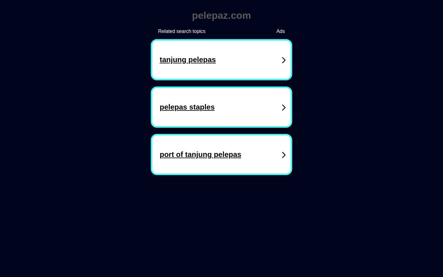 pelepaz.com homepage screenshot