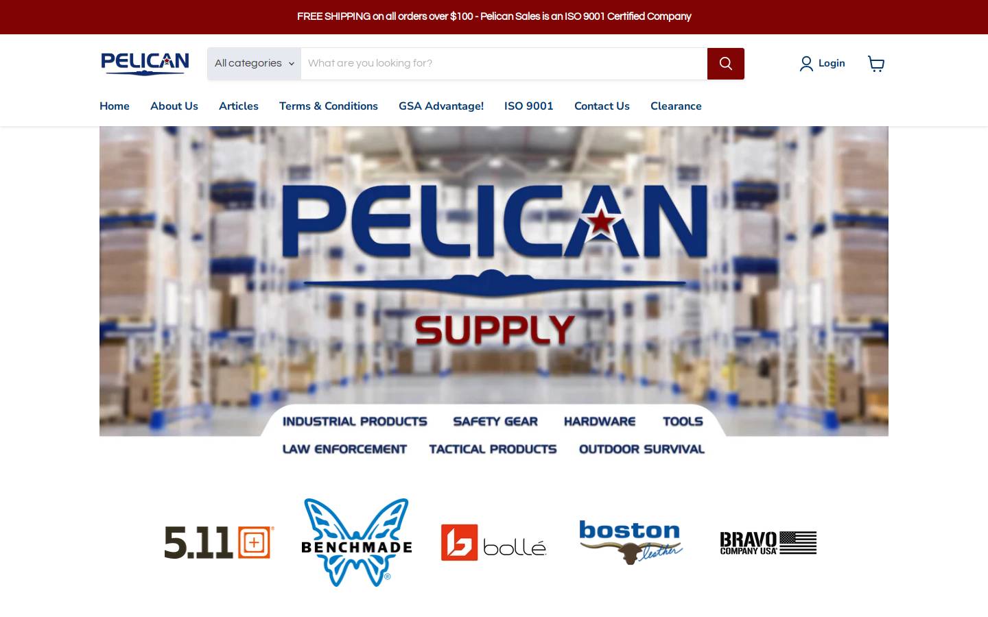 pelican-sales.com homepage screenshot