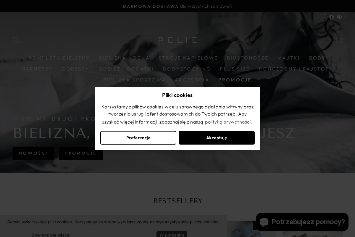 Pelie homepage screenshot