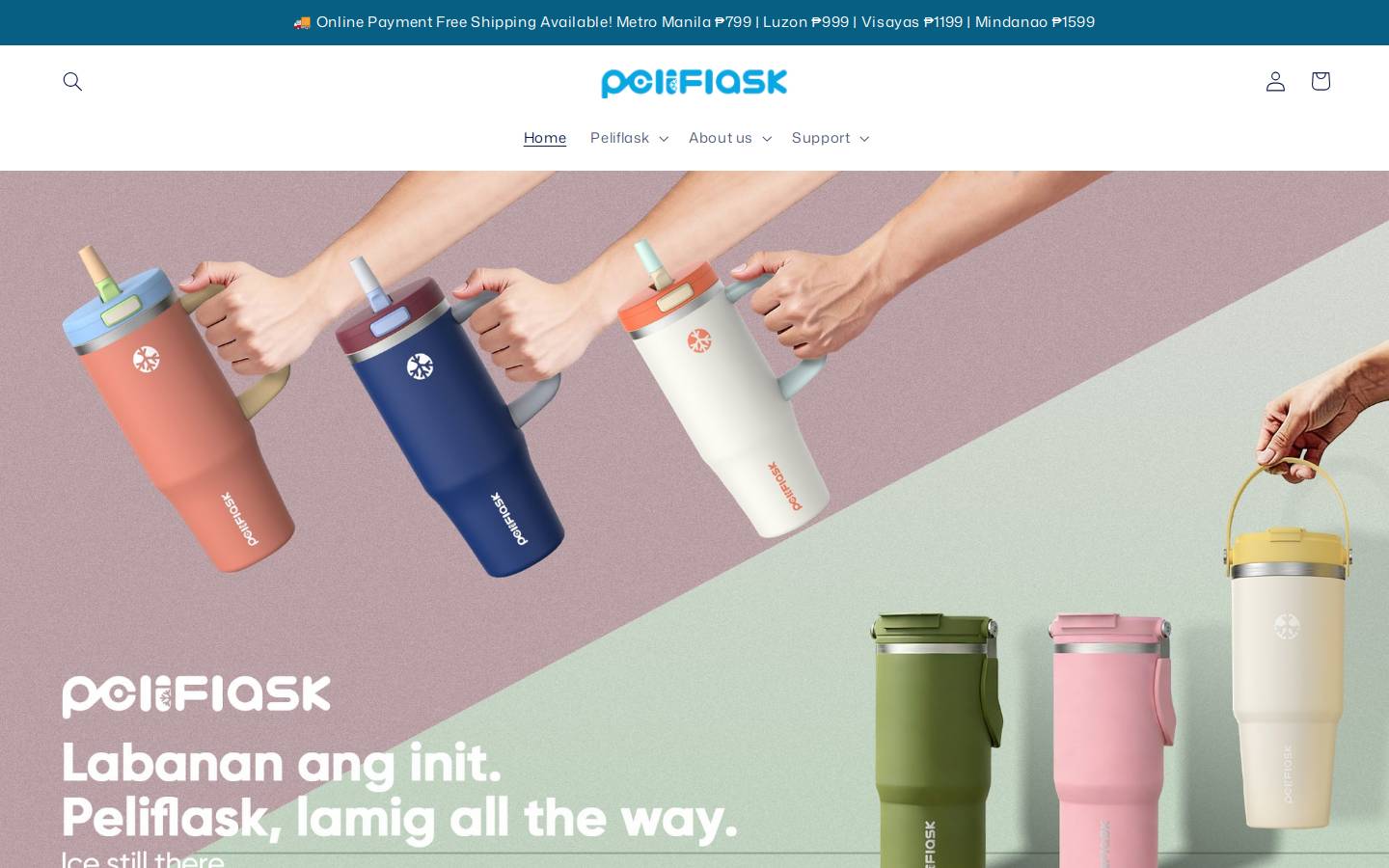peliflask.com homepage screenshot