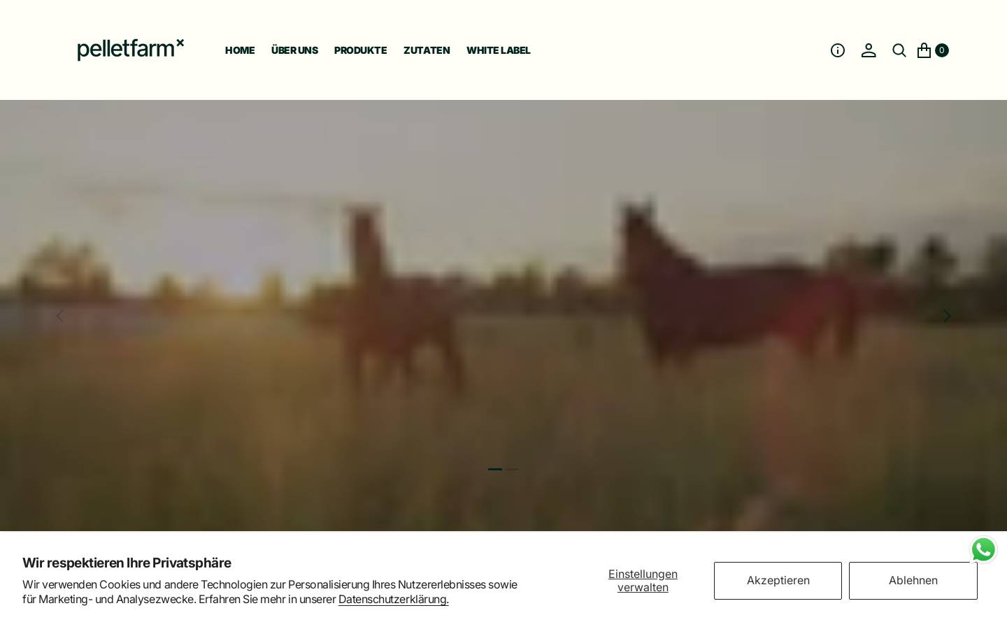 pelletfarm.de homepage screenshot
