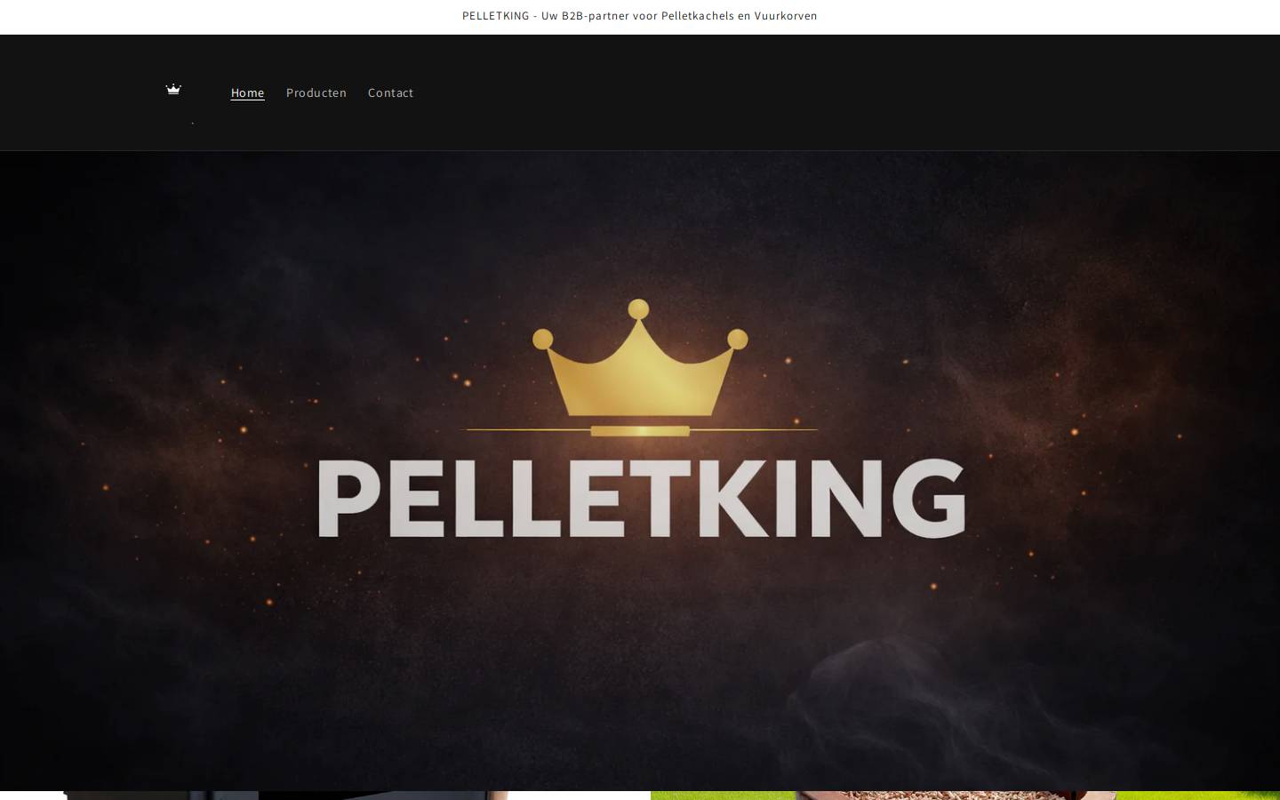 pelletking.nl homepage screenshot