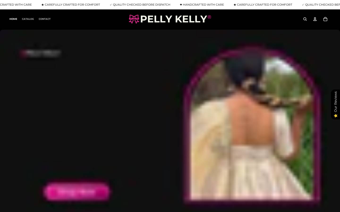 pellykelly.com homepage screenshot