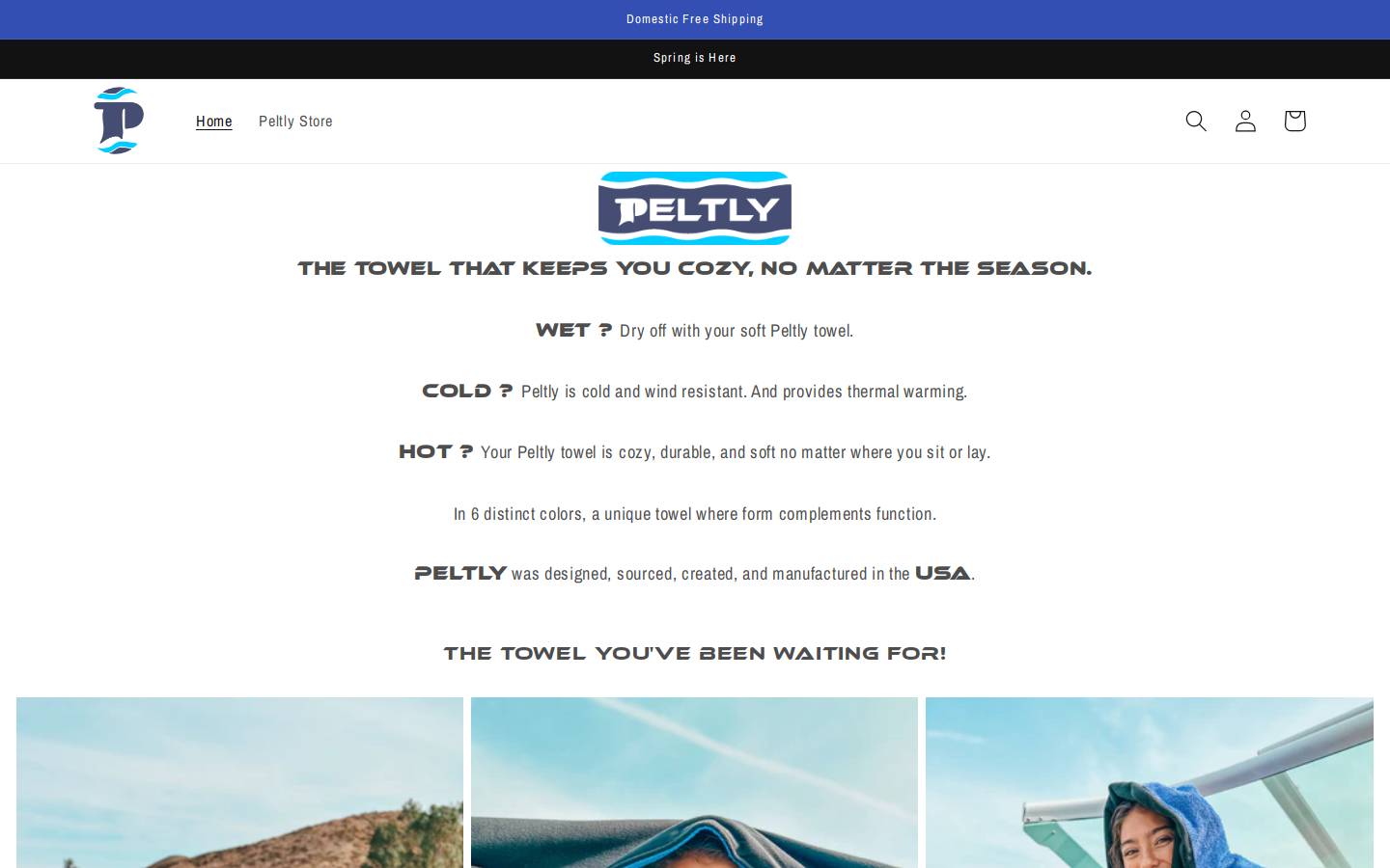 peltly.com homepage screenshot