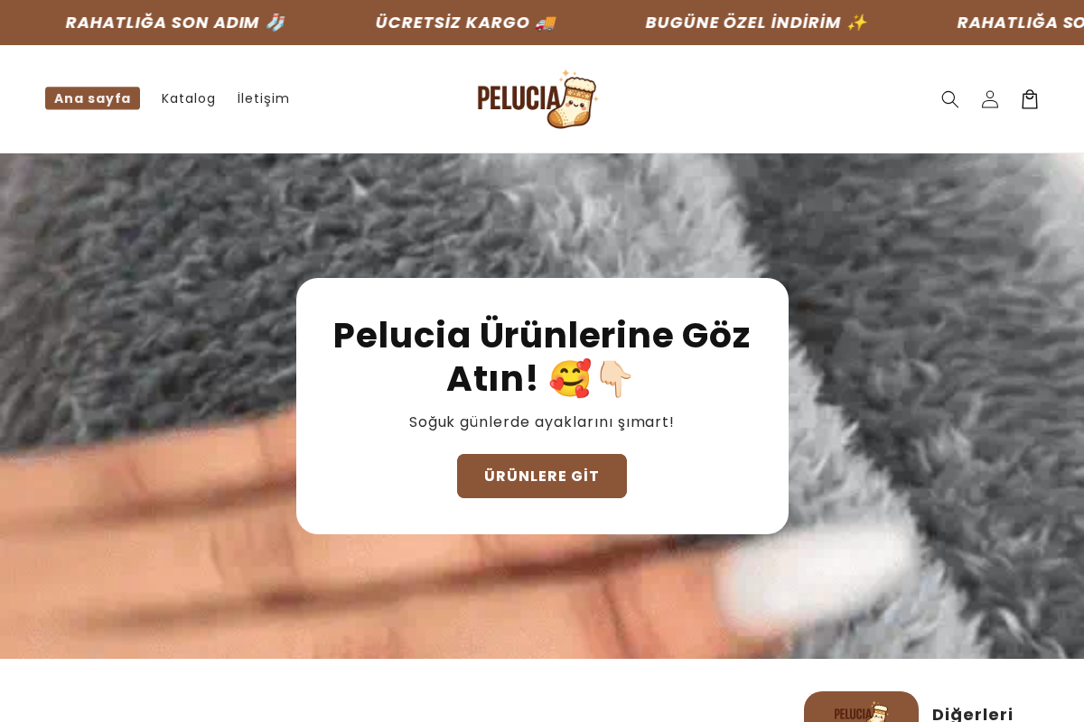 Pelucia homepage screenshot