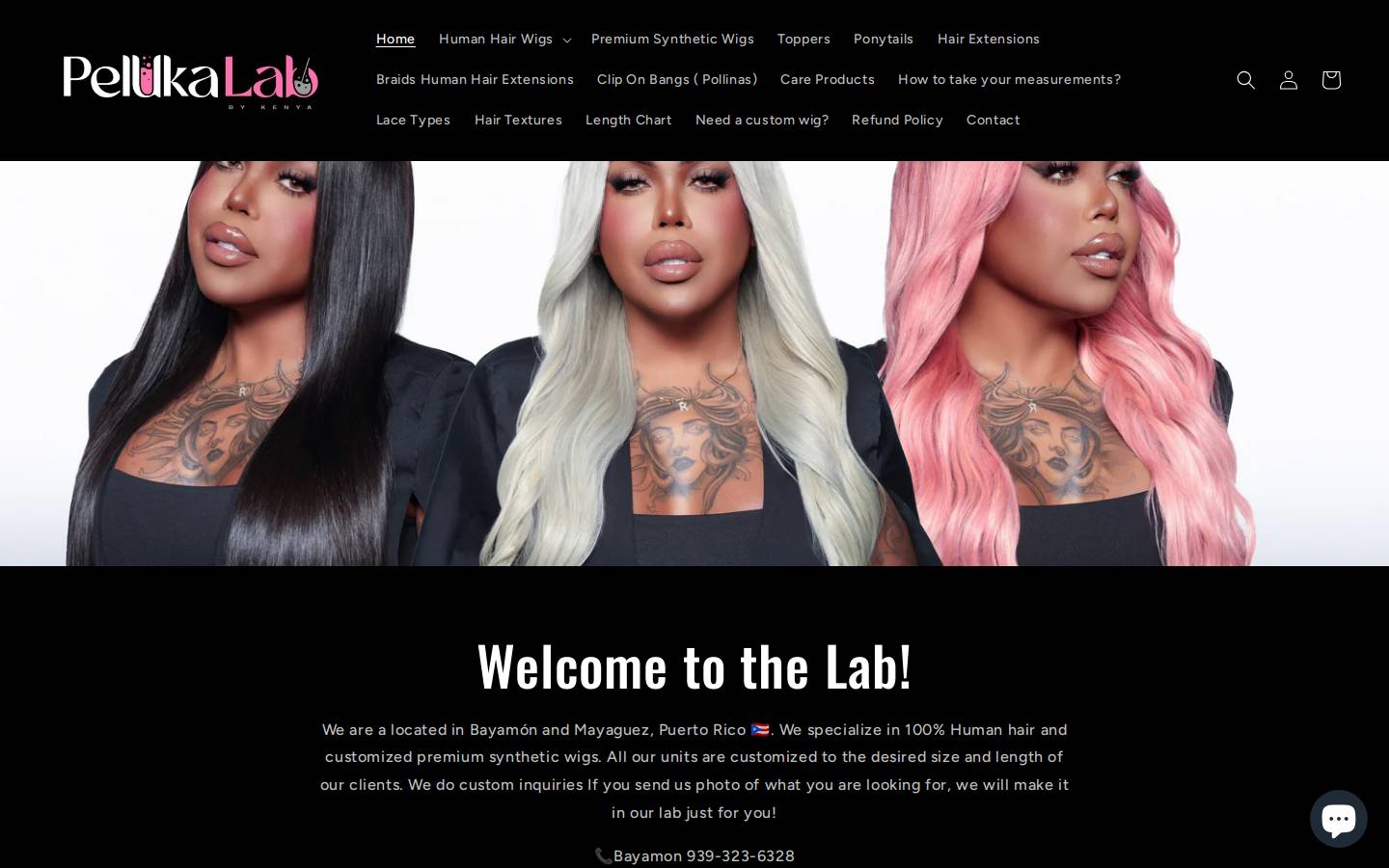 pelukalab.com homepage screenshot