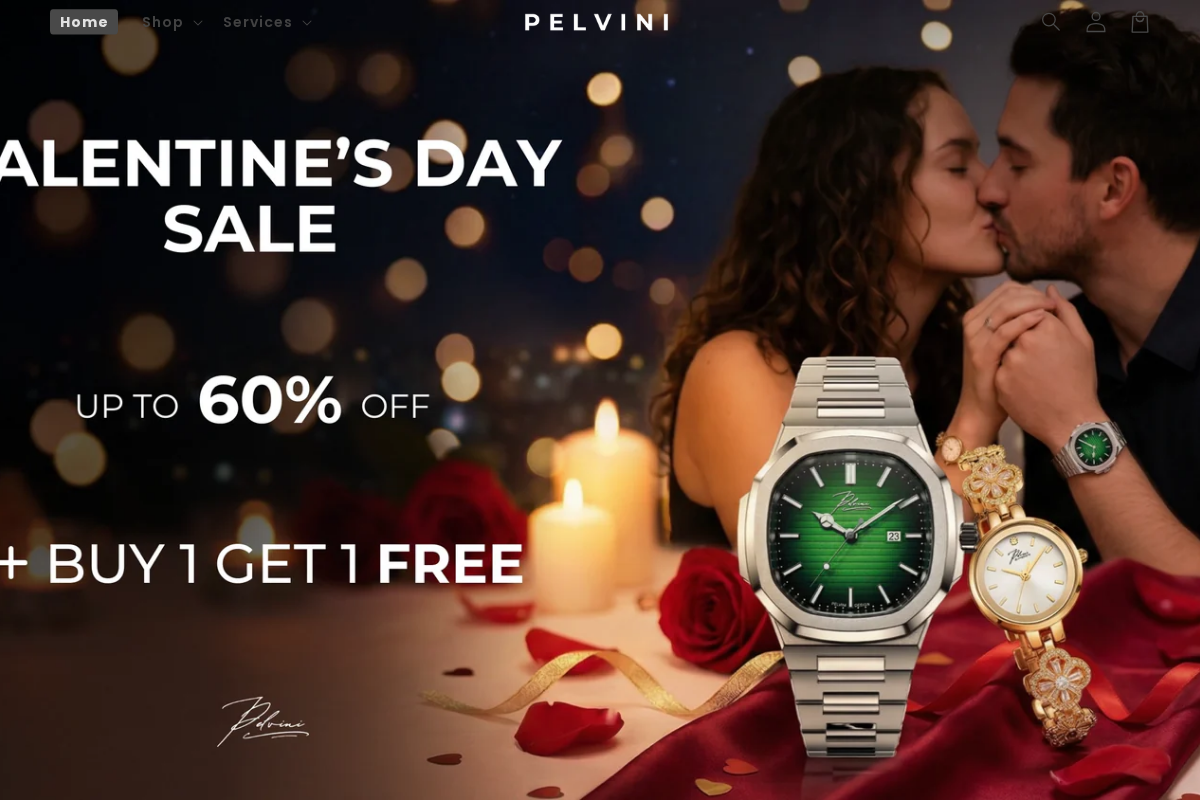 Pelvini homepage screenshot