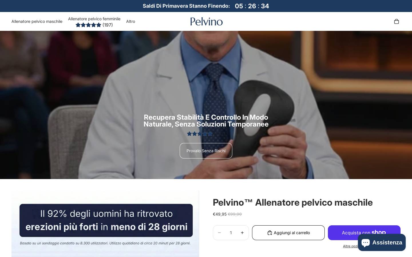 pelvino.com homepage screenshot
