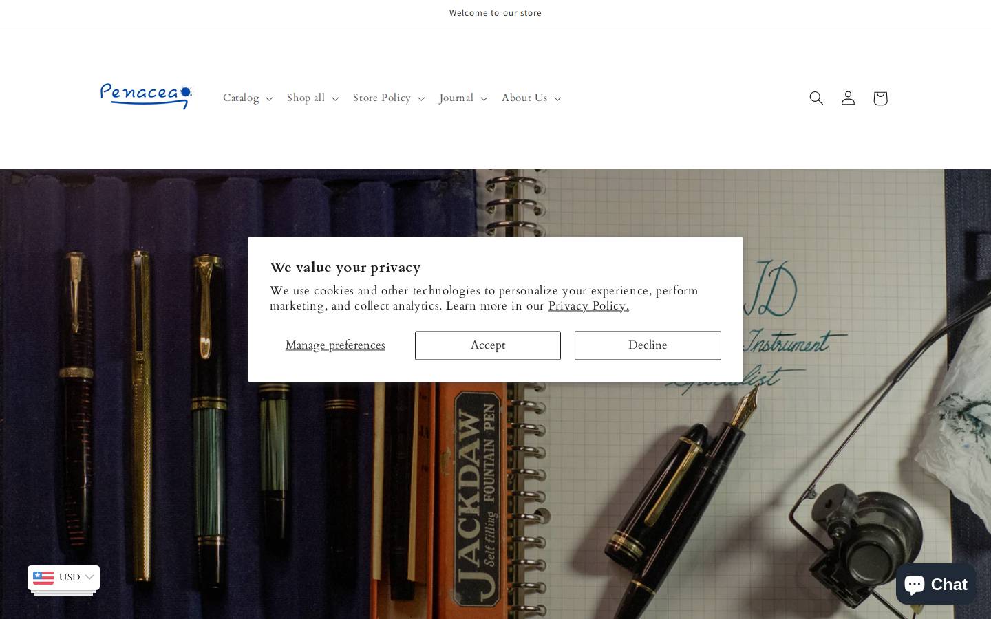 penacea.com homepage screenshot