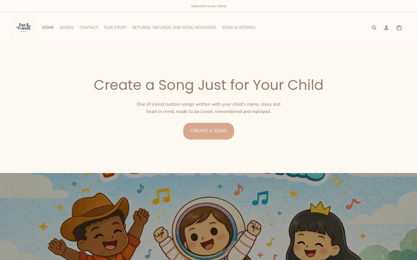 penandfriends.com homepage screenshot