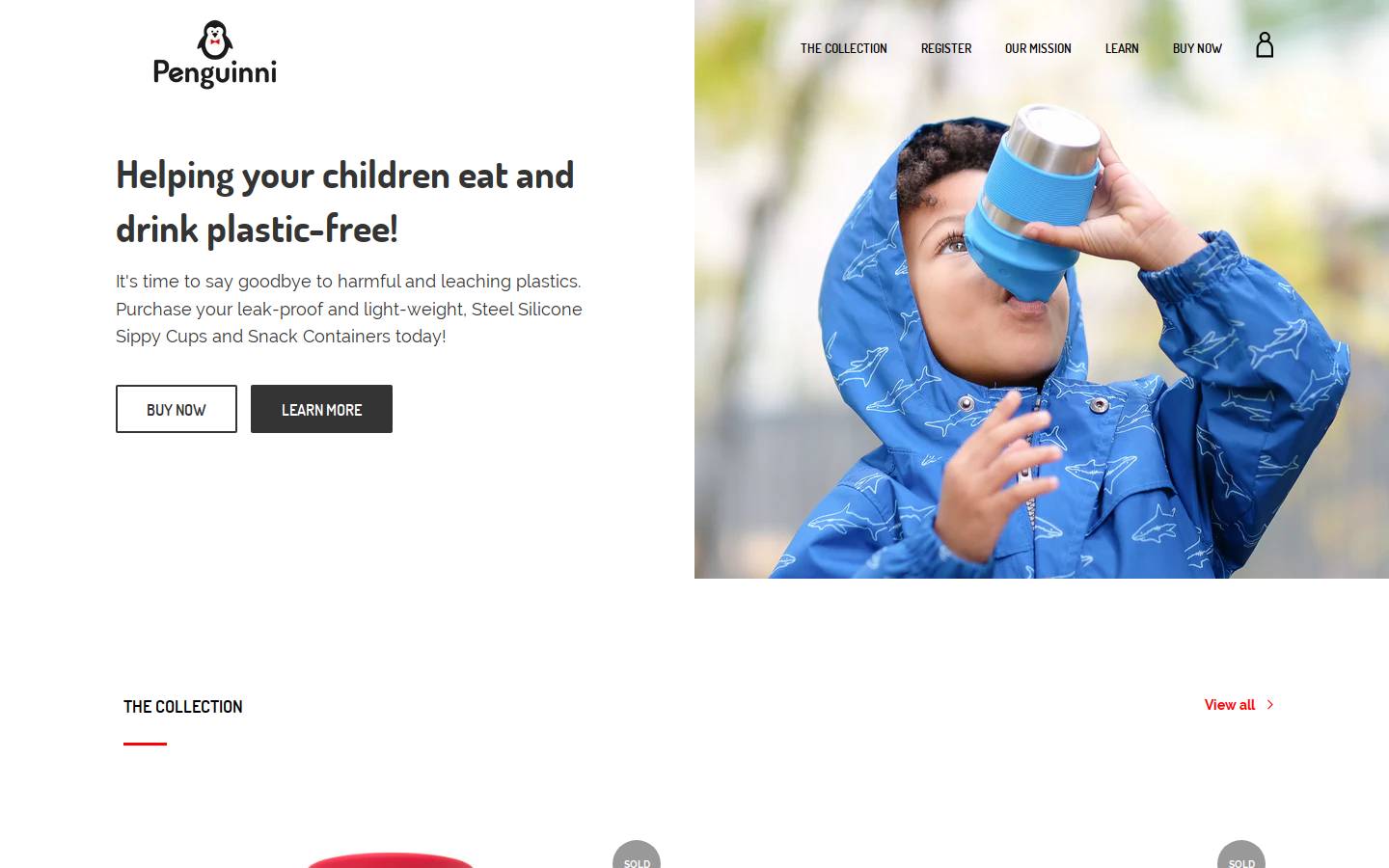 penguinni.com homepage screenshot