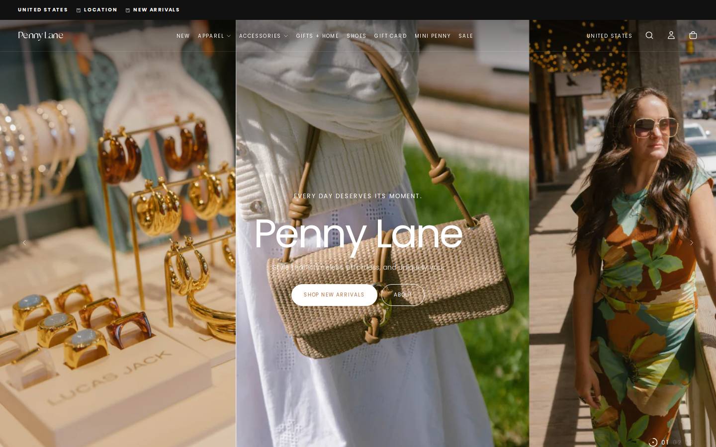 pennylanejh.com homepage screenshot