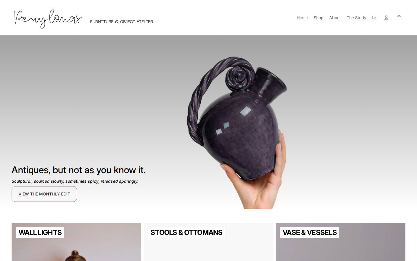 pennylomas.com.au homepage screenshot