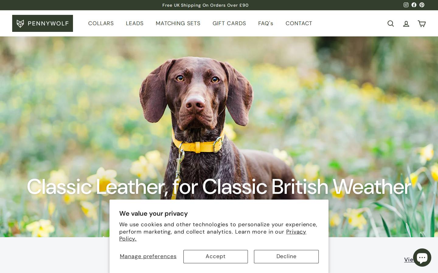 pennywolf.com homepage screenshot