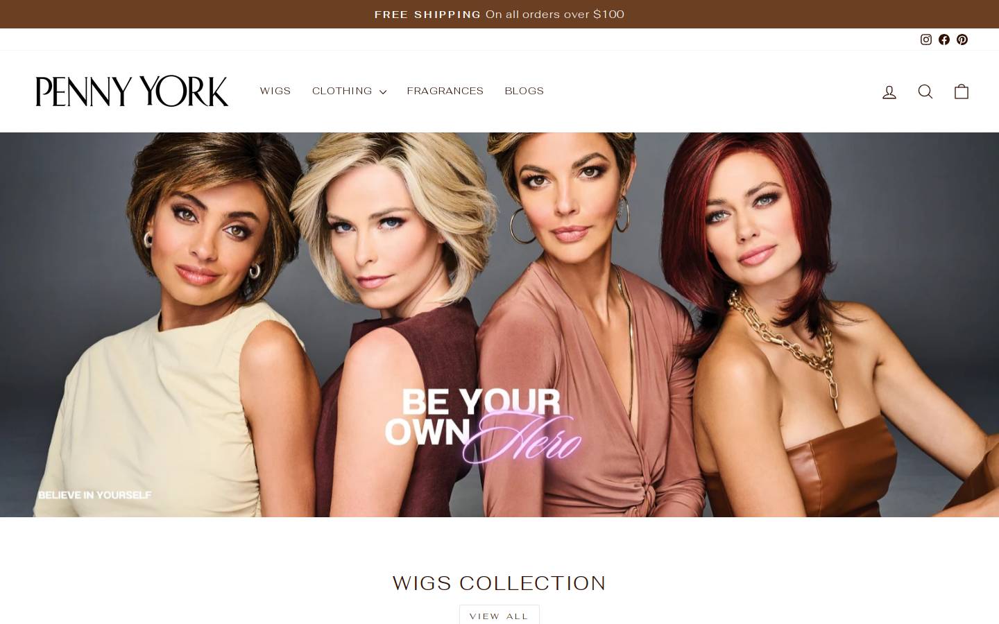 pennyyork.com homepage screenshot