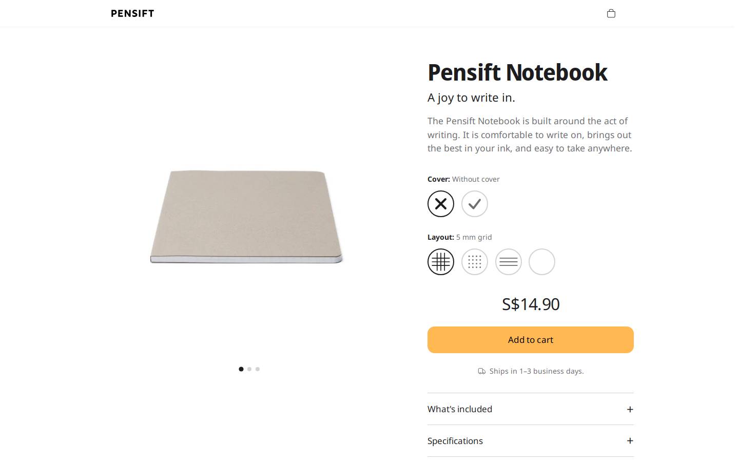 pensift.com homepage screenshot