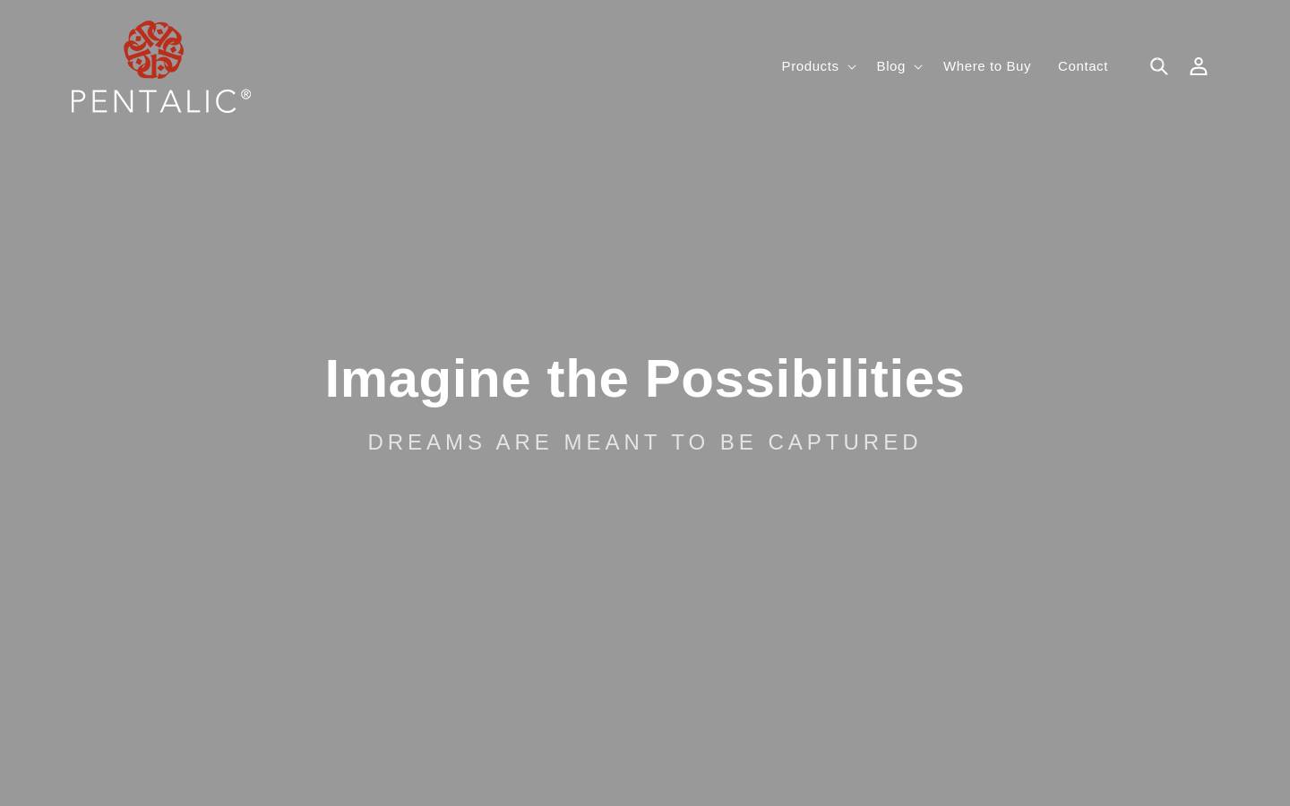 pentalic.com homepage screenshot