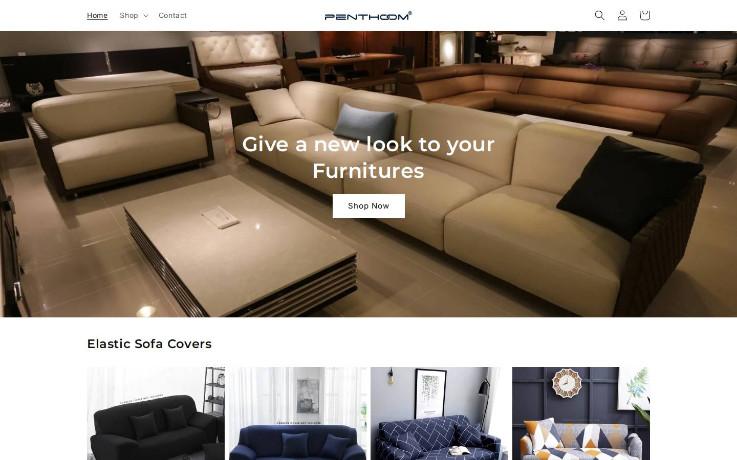 penthoom.in homepage screenshot