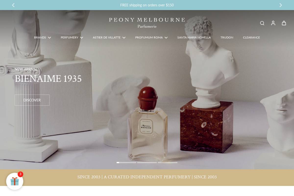 peonymelbourne.com.au homepage screenshot