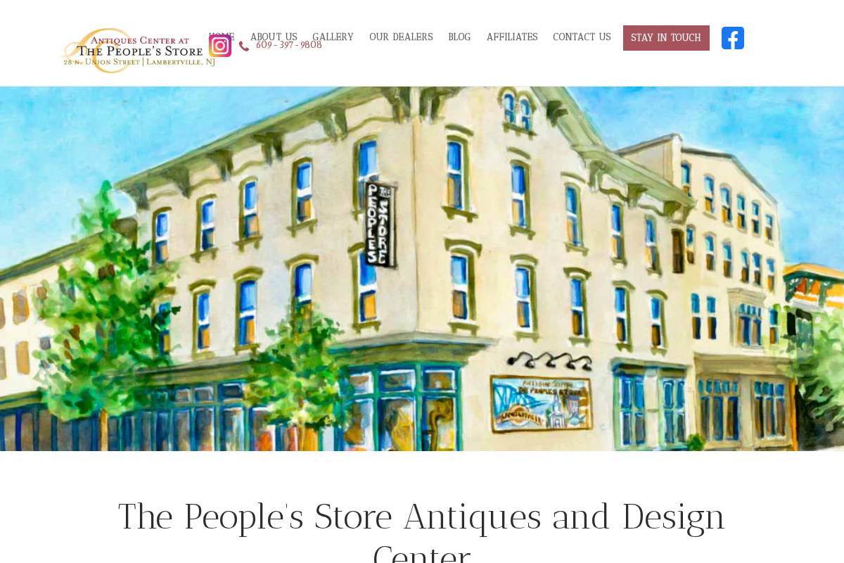 peoplesstore.net homepage screenshot