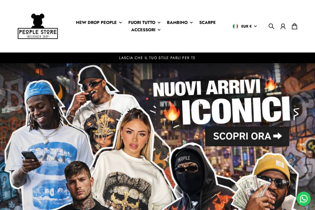 Peoplestorekr homepage screenshot