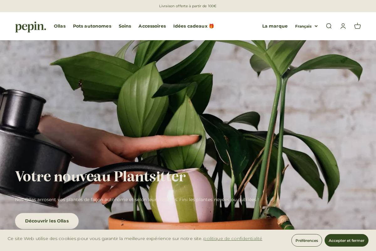 pepinplantcare.com homepage screenshot