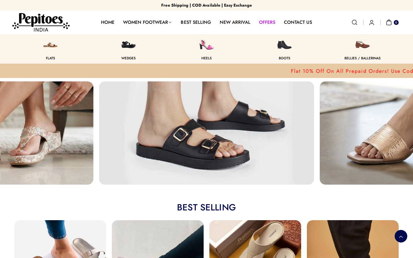 pepitoes.com homepage screenshot
