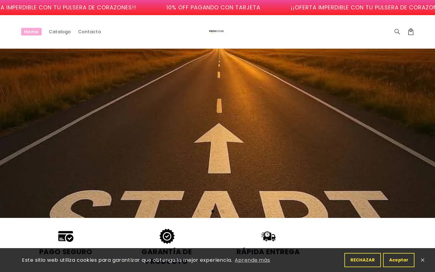 pepostore.com homepage screenshot