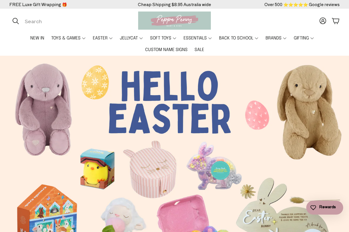 Peppa Penny homepage screenshot