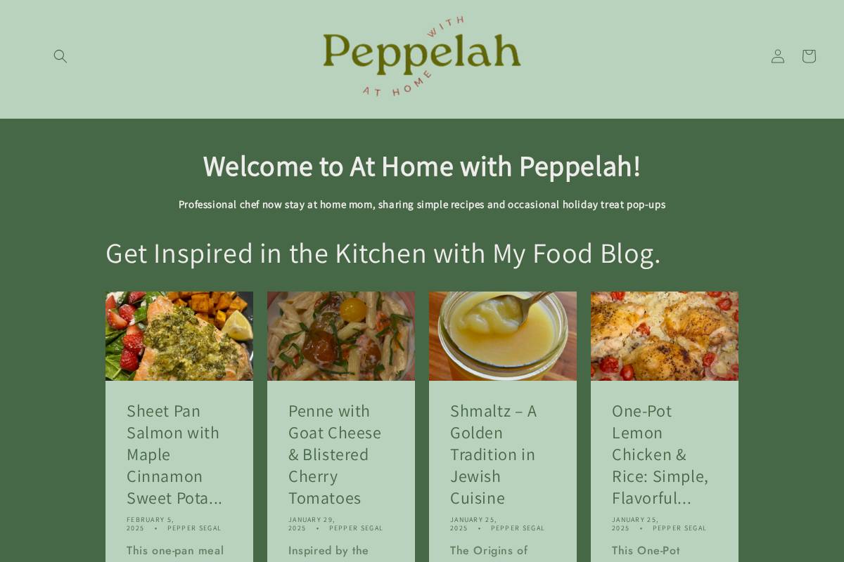 peppelahchallah.com homepage screenshot