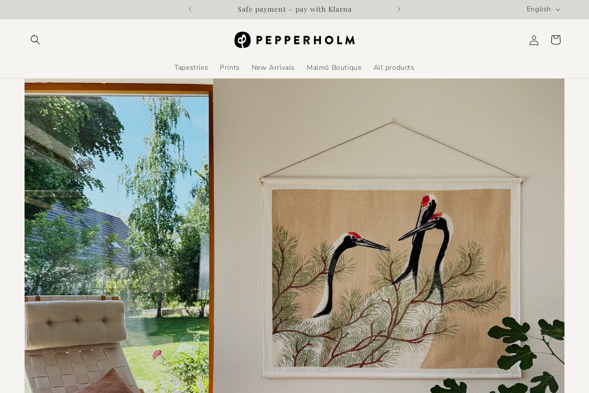 Pepperholm homepage screenshot