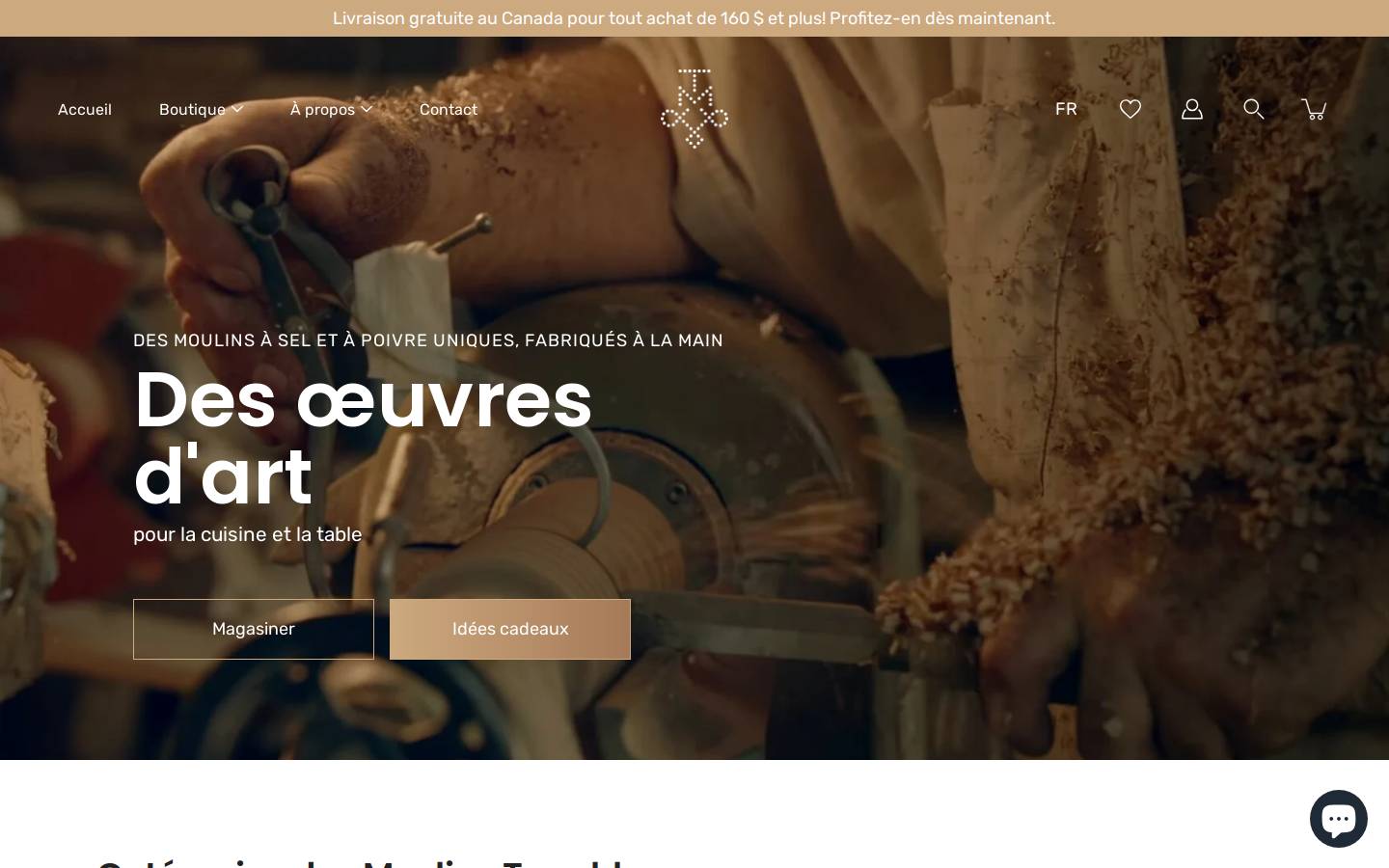 peppermilltremblay.com homepage screenshot