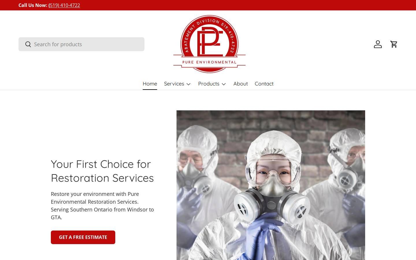 per-solutions.com homepage screenshot